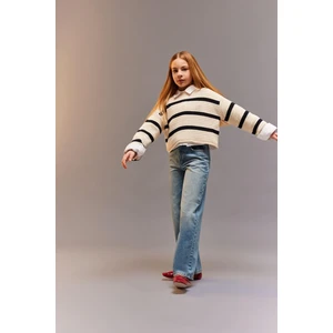 Kız Çocuk Wide Leg Geniş Paça Jean Pantolon D9157A825SP