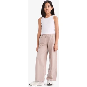 Kız Çocuk Beli Lastikli Wide Leg Geniş Paça Pantolon E1837A825SM