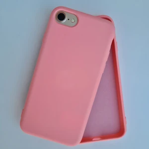 Pirok Store İphone SE ve İphone 7/8 ile Uyumlu LOGOSUZ İçi Kadife Lansman Esnek Silikon Kılıf