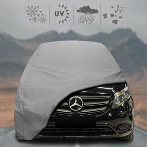 Mercedes Benz Vito W447 Extra UZUN(2014 ) Oto Branda Su Geçirmez Miflonlu Araba Brandası Klipsli Araba Çadırı