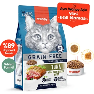 Tahılsız Ton Balıklı Yetişkin Kedi Maması 1,5 kg