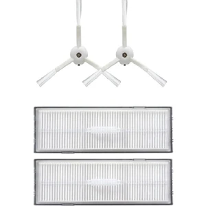 Roborock S8, S8+ S8 Plus, s8 Pro Ultra Uyumlu Hepa Filtre, yan Fırça Yedek Parça Seti- 4 Parça