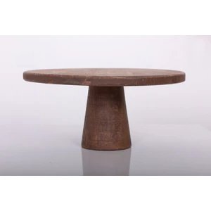 Doğal Ahşap Pasta Kek Standı , Ahşap Ayaklı Kek Standı,sunumluk, Peynir Tabağı 28 cm
