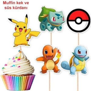 Parti Dükkanım Pokemon Şekilli Kürdan 10 Adet