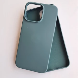 Pirok Store İphone 14 ProMax İle Uyumlu İçi Kadife Esnek  Silikon Lansman Kılıf