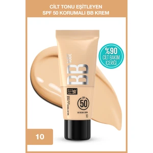 Maybelline New York Fit Me Nude Cilt Bakımı Etkili Nemlendirici SPF50 Bb Krem - 10