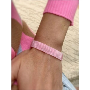 Pembe Miyuki Bileklik Tekli