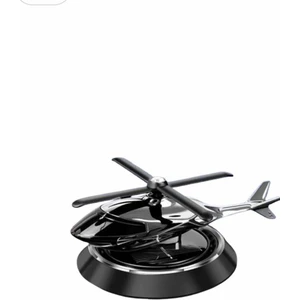 Helikopter Araba Kokusu Siyah | Güneş Enerjili Oto Koku | Sıradışı Araç Aksesuarı Hediye
