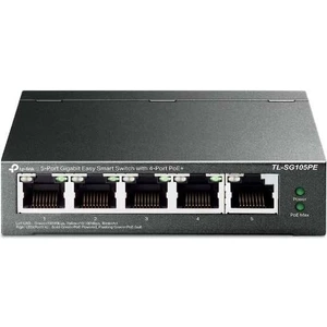 TL-SG105PE, 5 Port Gıgabıt Easy Smart Swıtch 4-Port Poe Plus