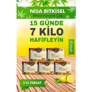 Nisa Bitkisel bitki detox Çayı Form Kino’lı Çayı detoks zayıflama diyet ürünleri bitkisel besin destekleyici odem ve sıskınlık ( 5’li Paket )