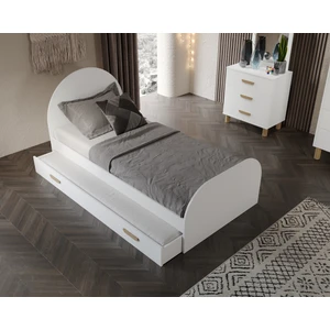 Diana Yavrulu Doğuran Karyola Beyaz Mdf