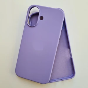 More Gsm iPhone 16 Uyumlu Logosuz Lansman Içi Kadife Esnek Silikon Kılıf