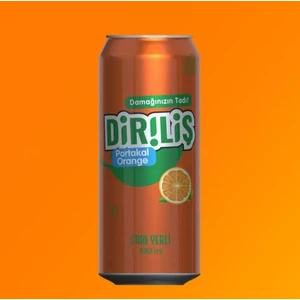 330 ml Portakal Aromalı Gazoz – 24’lü Kutu Paket | Serinletici Meyve Aromalı İçecek
