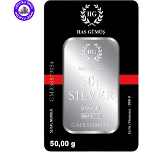 Has Gümüş 50GR (999.9) Külçe Gümüş