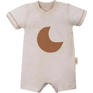 Ay Kısa Kol Kısa Tulum Ekru