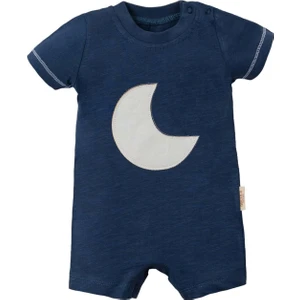 Ay Kısa Kol Kısa Tulum Indigo