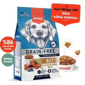 Tahılsız Sığır Etli Yetişkin Köpek Maması 1,5 kg