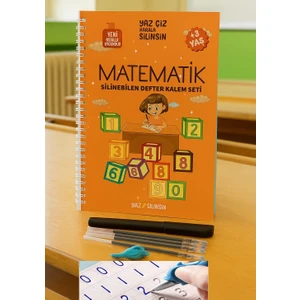 Sihirli Yazı Seti Silinen Kabartmalı Oluklu Defter Yazma Öğret 1 Kitap+1 Kalem+5 Yedek Uç