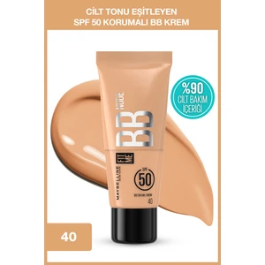 Maybelline New York Fit Me Nude BB Krem 30 ml Tüm Cilt Tipleri İçin Etkili Nemlendirici SPF50