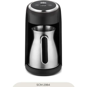 SCM-2984 Türk Kahve Makinesi 4 Fincan Kapasiteli Silver