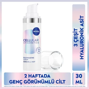 Cellular Epigenetics Rejuvenating Yüz Serumu 30ML, Genç Görünüm, Hyaluronik Asit