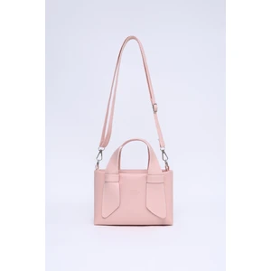 Pudra SHK60 Suni Deri, Tek Bölmeli, Fermuarlı, Ayarlanabilir Askılı, El, Kol Ve Omuz Çantası