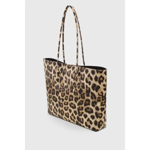 Leopar Desen Kadın Retro Shopper El Ve Omuz  Çanta 264