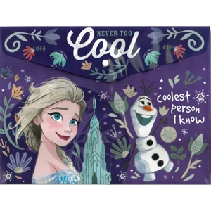 Lisanslı Frozen A4 Çıtçıtlı Dosya Cool