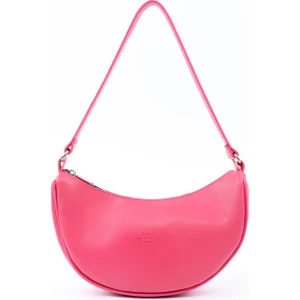 Fuşya SHK26 Tek Bölmeli Suni Deri El ve Omuz Çantası U:12 E:26 G:6 cm