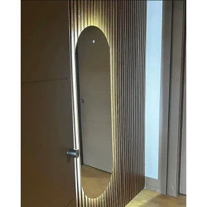  Dokunmatik Ledli Boy Ayna (BEYAZ LED )