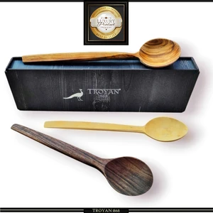 Ceviz, Zeytin, Şimşir Büyük Boy 3'lü Set, Ahşap Kutulu Luxury Collection