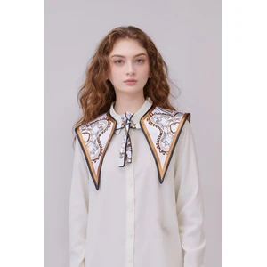 Yeni Stil Mücevher Desen Modern Kadın Omuz Şalı