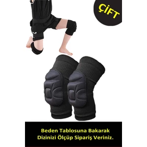Çiftli Yetişkin Voleybol Dizliği Kaleci Dizliği Kabartma Sünger Destekli