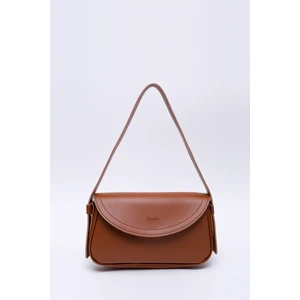 Taba Shk150 Suni Deri Astarlı Çıtçıtlı Ayarlanabilir Askılı El, Kol ve Omuz Çantası