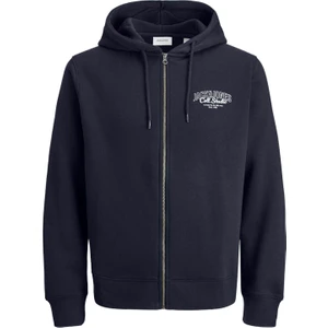 Jack & Jones Jjmakoto Lacivert Erkek Sweatshirt 12278607