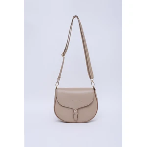 Vizon SHK17 Suni Deri, Tek Bölmeli, Çıtçıt Kapama, Ayarlanabilir Askılı,el, Kol ve Omuz Çantası