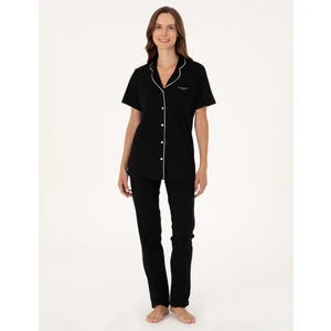 Pierre Cardin Kadın Siyah Pijama Takımı 50319050-VR046