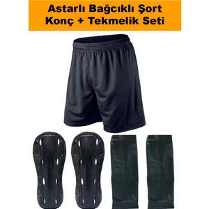 Tekmelik Konç Şort Seti Forma Şortu Kavallık Tozluk Seti