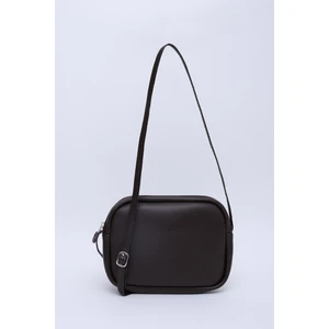 Shaka Kahverengi U23  Deri ,Tek Bölmeli, Fermuarlı,Süet Iç Kumaş, Ayarlanabilir Askılı, Mini Urban Omuz Çantası