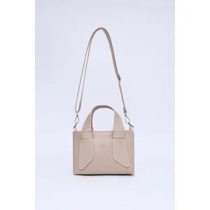 Vizon SHK60 Suni Deri, Tek Bölmeli, Fermuarlı, Ayarlanabilir Askılı, El, Kol Ve Omuz Çantası