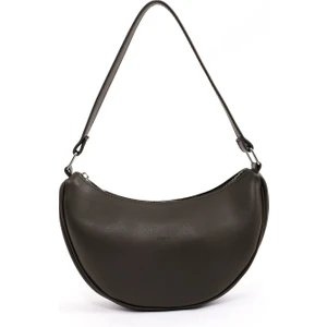 Kahve Rengi SHK26 Tek Bölmeli Suni Deri El ve Omuz Çantası U:12 E:26 G:6 cm