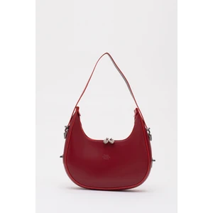 Kırmızı Shk110 Özel Ayarlanabilir Askılı Fermuarlı El, Kol ve Omuz Çantası