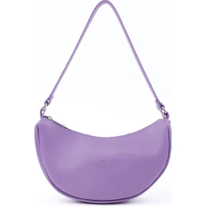 Lila SHK26 Tek Bölmeli Suni Deri El ve Omuz Çantası U:12 E:26 G:6 cm