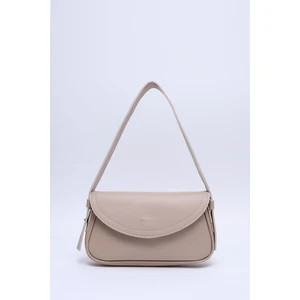 Vizon Shk150 Suni Deri Astarlı Çıtçıtlı Ayarlanabilir Askılı El, Kol ve Omuz Çantası