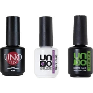 Rubber Base Coat 15 ml+Super Shine 15 ml+Lux Primer 15 ml