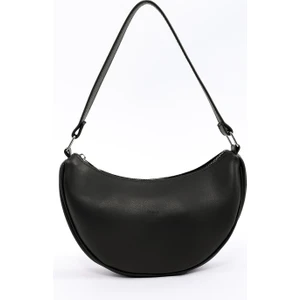 Siyah SHK26 Tek Bölmeli Suni Deri El ve Omuz Çantası U:12 E:26 G:6 cm