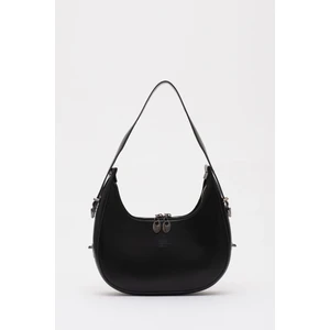 Siyah Shk110 Özel Ayarlanabilir Askılı Fermuarlı El, Kol ve Omuz Çantası