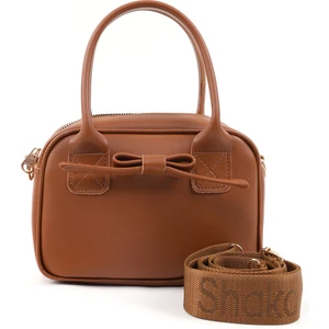 Taba SHK217 Fiyonklu Suni Deri, Tek Bölmeli, Fermuarlı,kolon Askılı, El, Kol ve Omuz Çantası