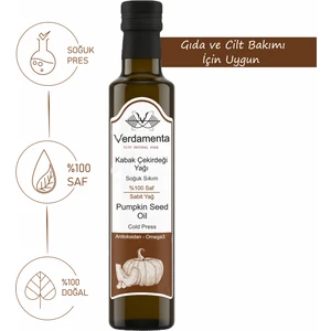 Kabak Çekirdeği Yağı 250 ml Pumpkin Seed Oil %100 Doğal Soğuk Sıkım