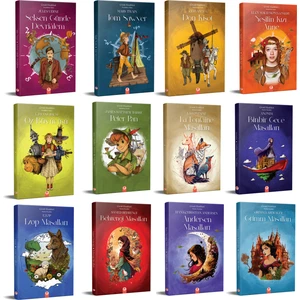 Çocuk Klasikleri Seti (12 Kitap) Masal-Öykü ve Hikayelerden Seçmeler